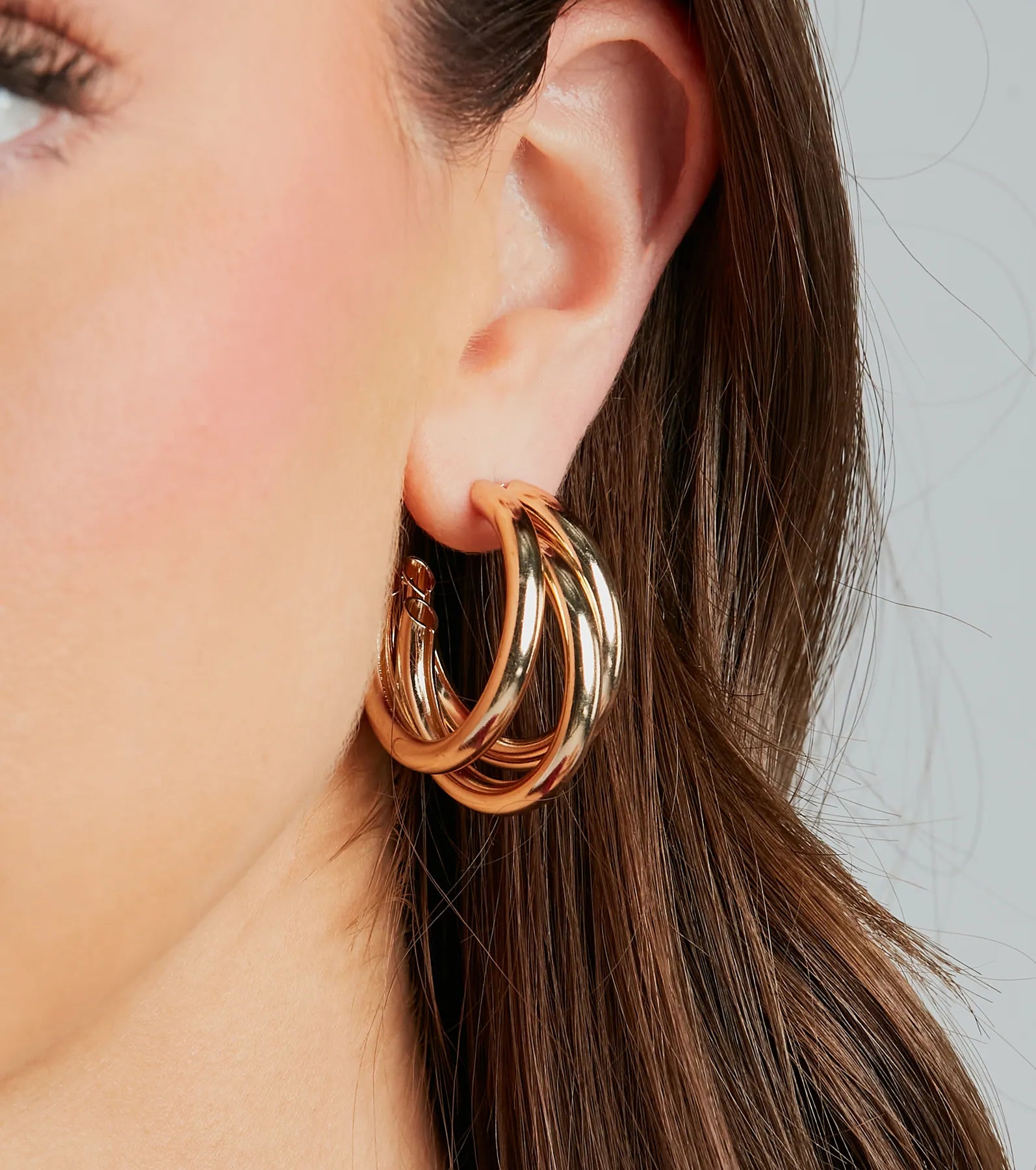 Weekend Special Elevated Style Triple Hoop Earrings