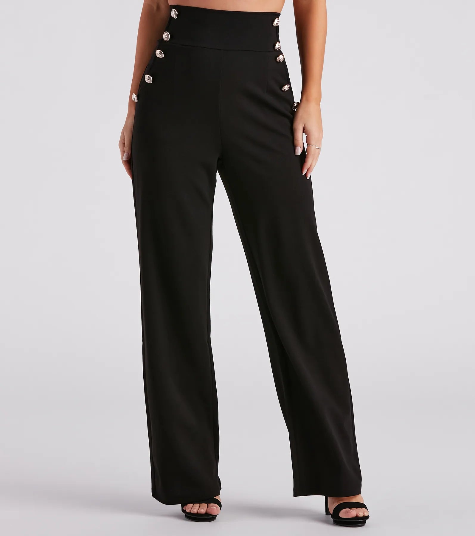 Best Deals Total Boss Babe Button-Front Dress Pants