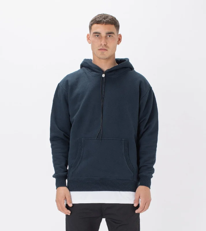 Price Cut LOWGO HOOD SWEAT | PETROL