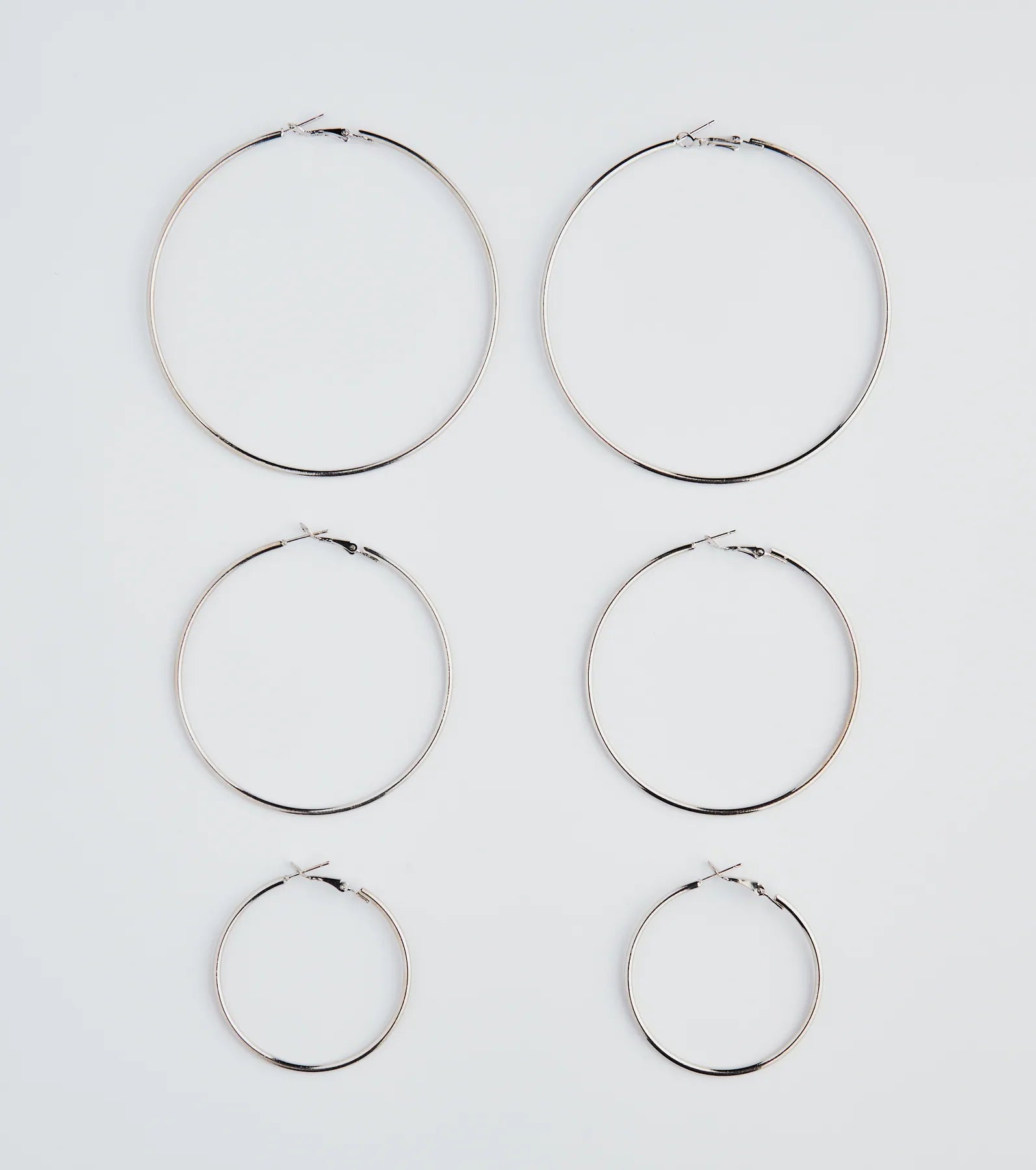 Buy Now Simply Classic Three-Pack Hoop Earrings