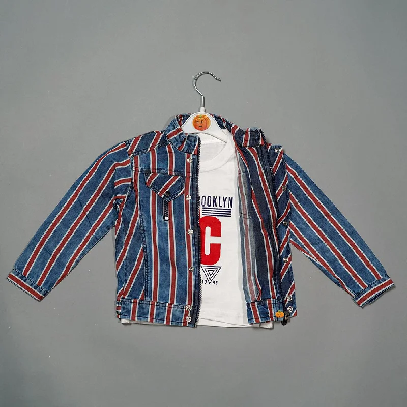 Special Discount Striped Pattern Shirts For Boys