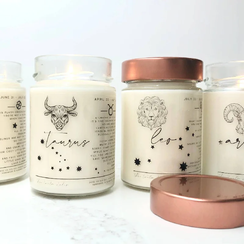 Savings Galore Cheeky Zodiac Candle