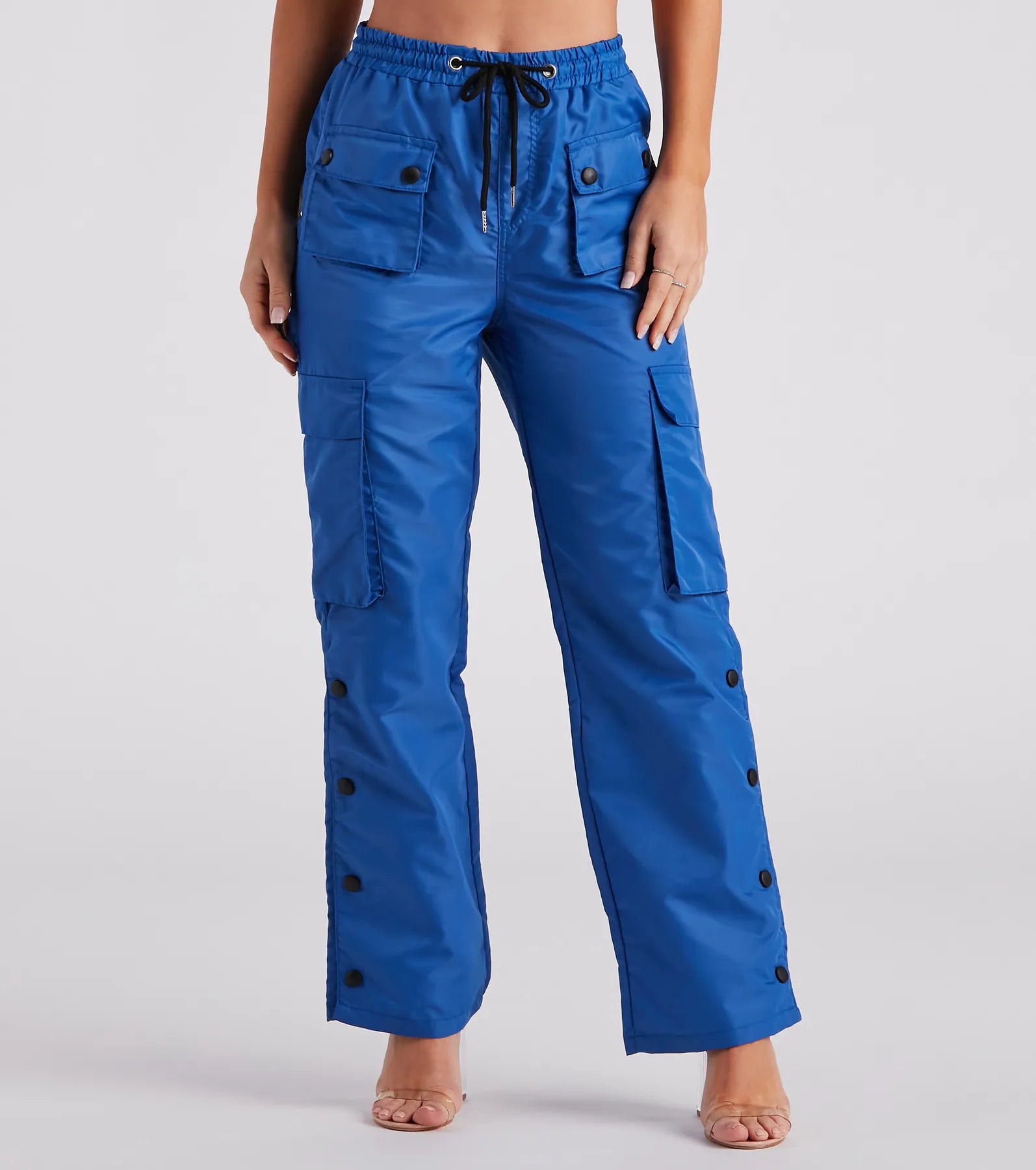 Act Now On My Street High-Rise Cargo Pants