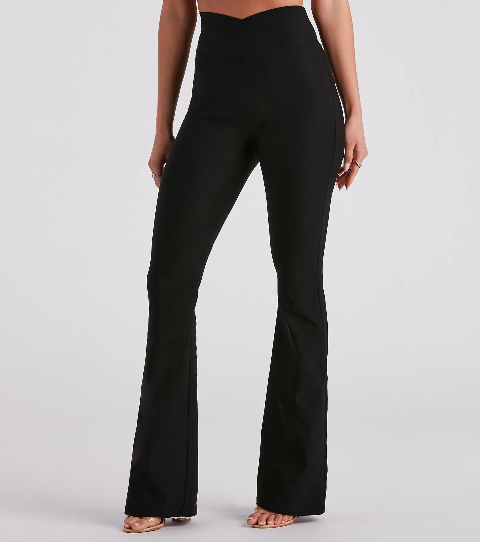 Markdowns Cross The Line V-Waist Bootcut Pants