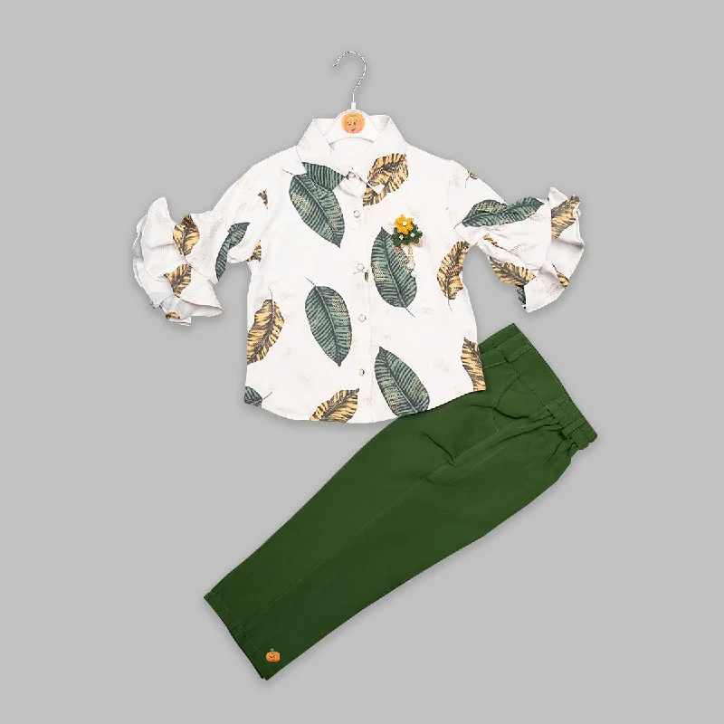 Stock Up and Save Western Set for Kids with Leaf Print