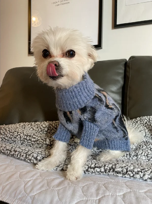 Flash Sale Leopard Print Dog Sweater