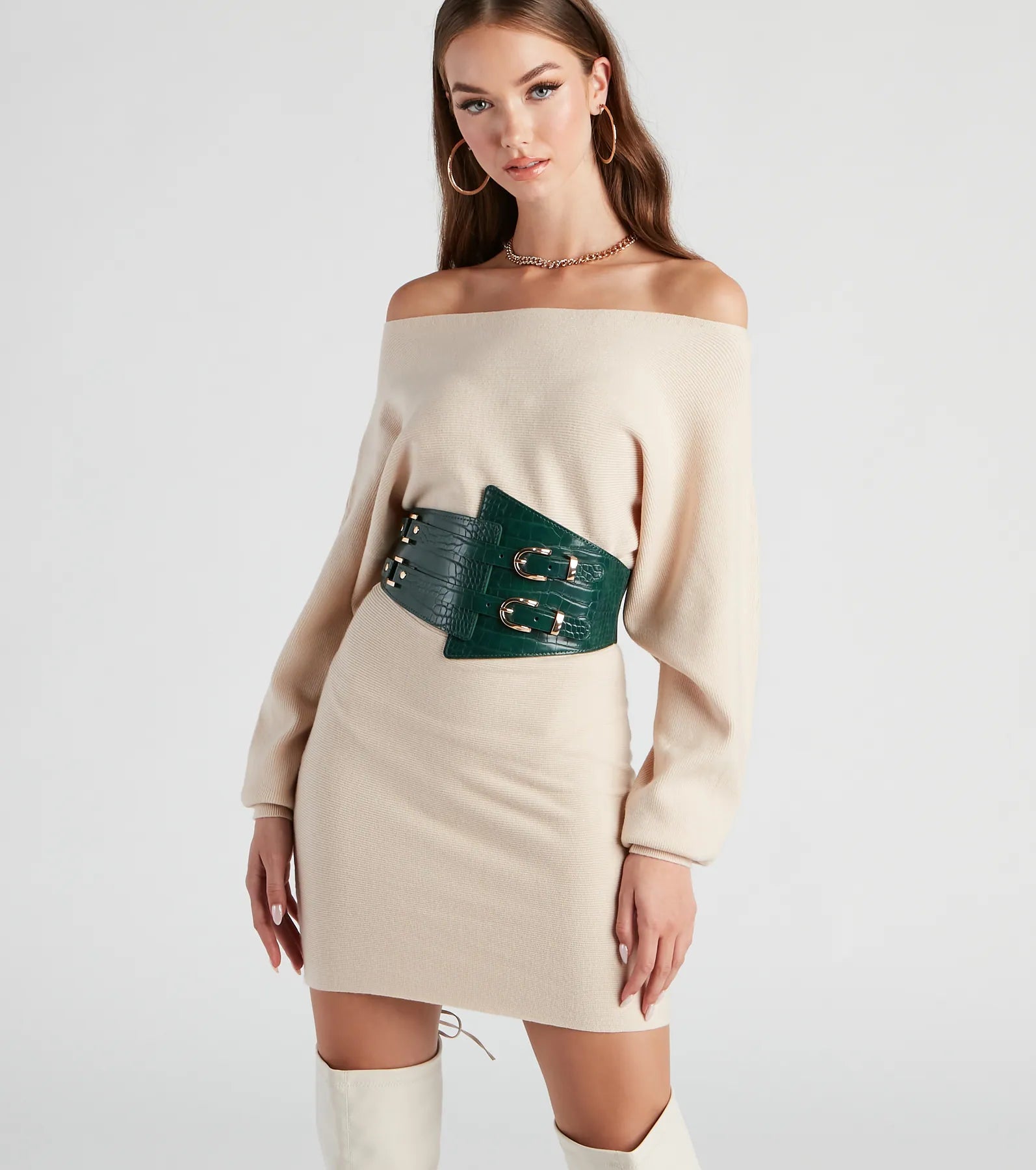 Deal of the Week Style Secured Faux Leather Corset Belt