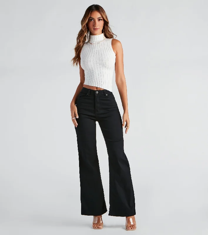Limited Stock Catch Ya Later Wide-Leg Jeans