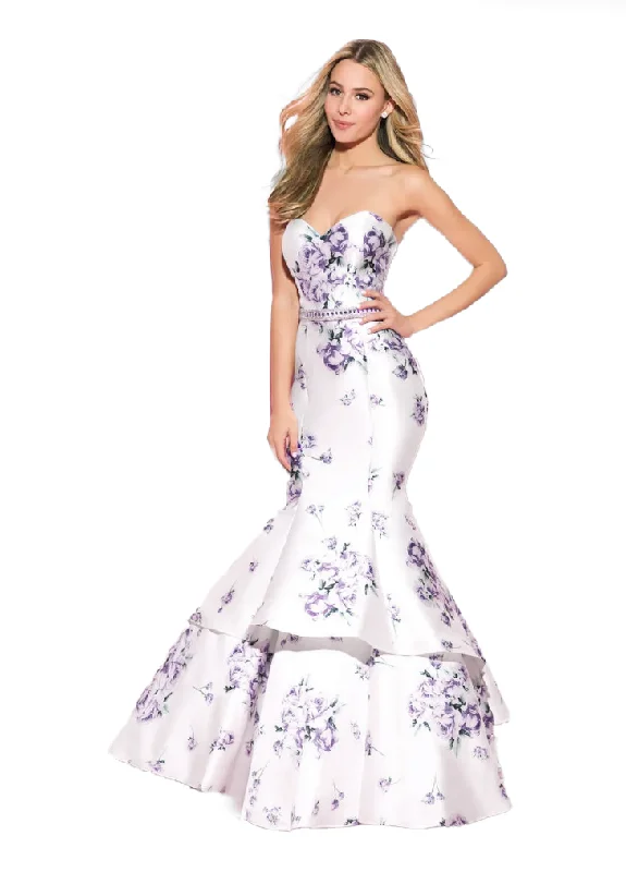 Bonus Savings 2 - madison james purple floral mermaid gown
