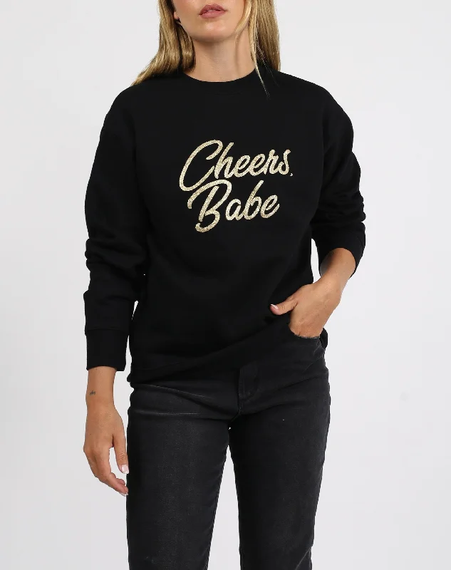 Limited Time Discount The "CHEERS BABE" Classic Crew Neck Sweatshirt