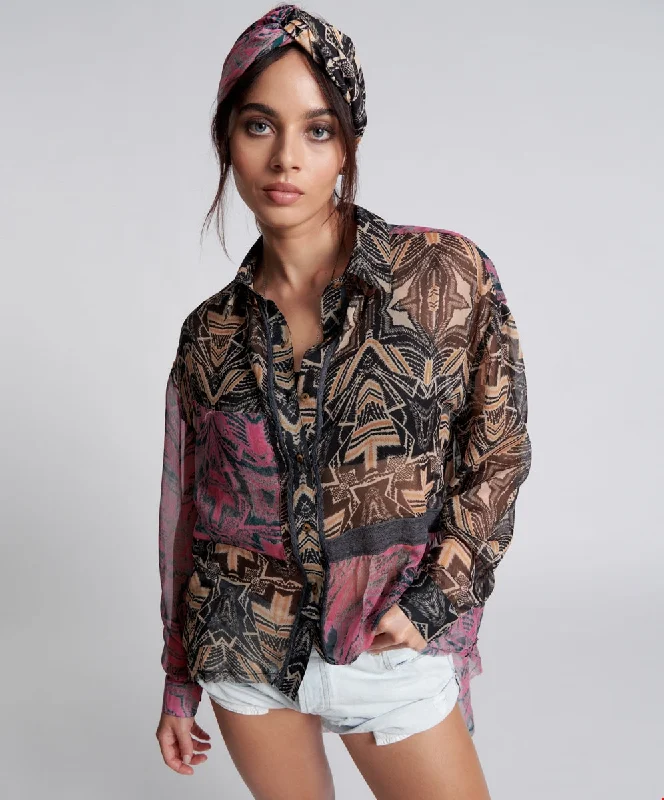 Online Only KALEIDOSCOPE LUNAR SHIRT