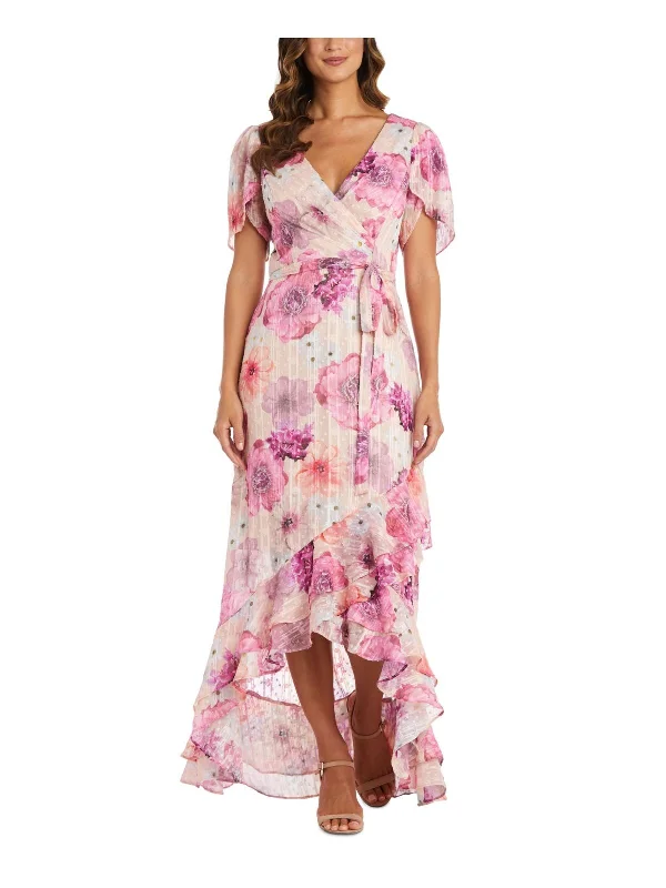 Limited Edition 8 - nightway pink floral high low dress