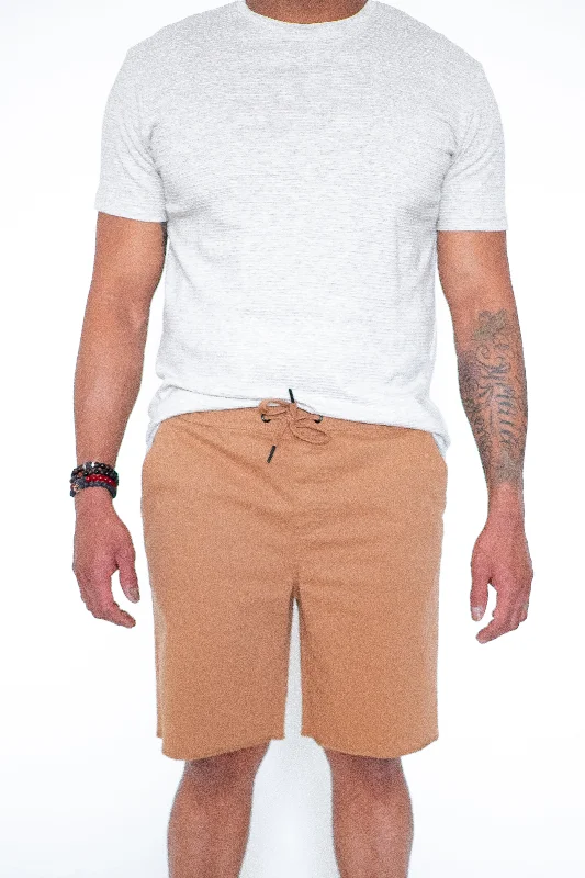 Quick Sale Woven Short | Dark Tan