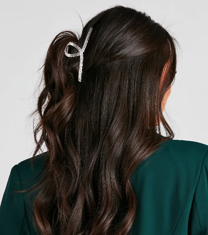 Limited Availability In The Loop Rhinestone Claw Clip