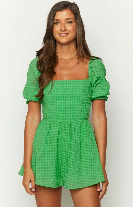 Limited Stock Delilah Green Playsuit