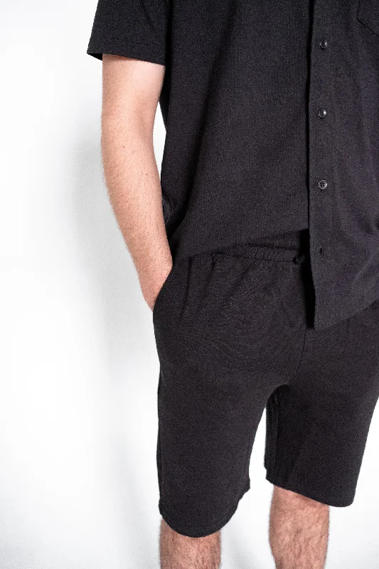 Unbeatable Prices Knit French Terry Short | Black