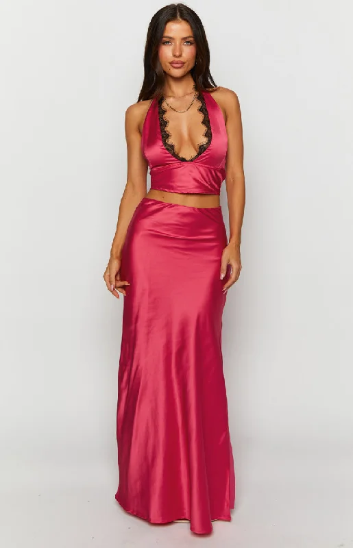 Crazy Savings Genevieve Pink Maxi Skirt