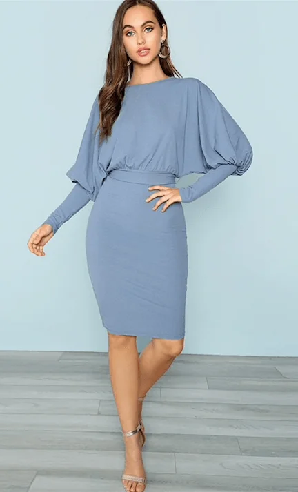 Special Price BABE IN BLUE DRESS