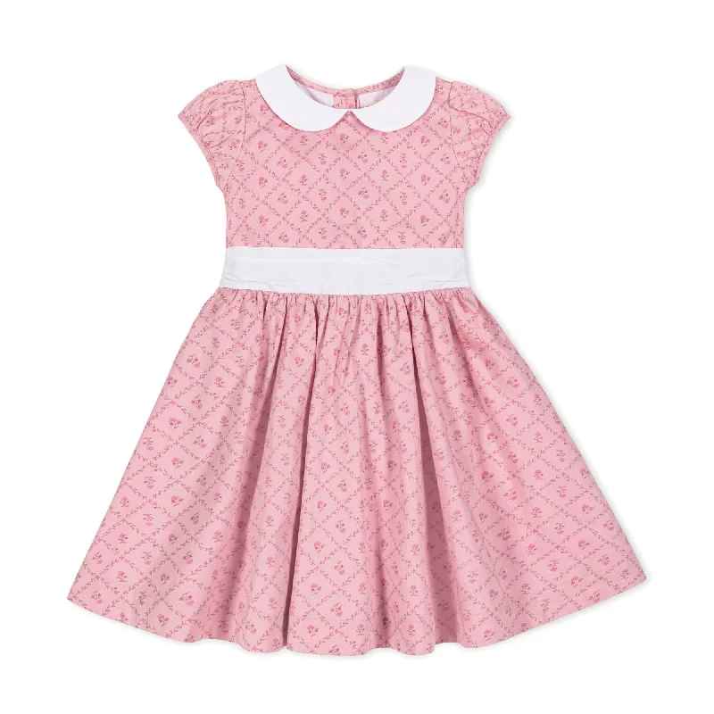 Value Deals Organic Sateen Peter Pan Collar Dress - Baby