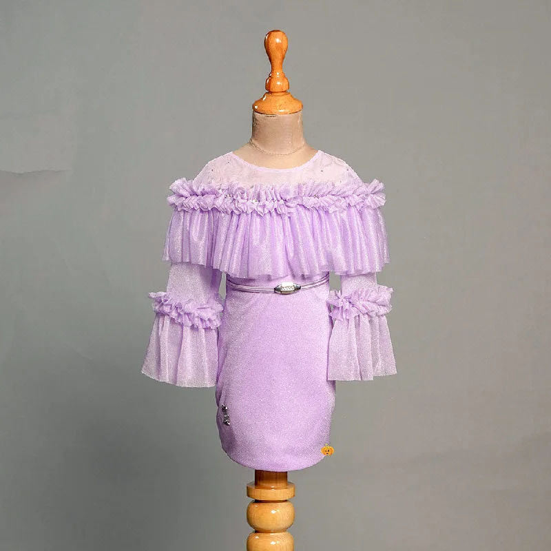 Deal Explosion Purple Summer Style Beautiful Girls Midi