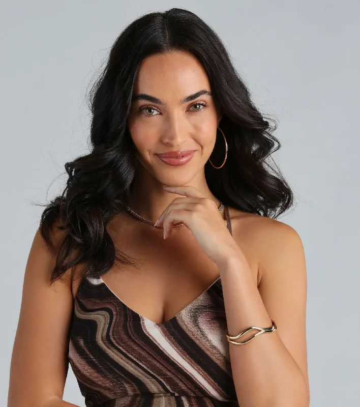 Bargain Blast Trendy Find Curved Cuff Bracelet