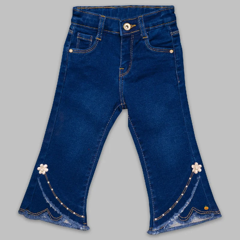 Bargain Prices High-waist Denim Jeans for Girls
