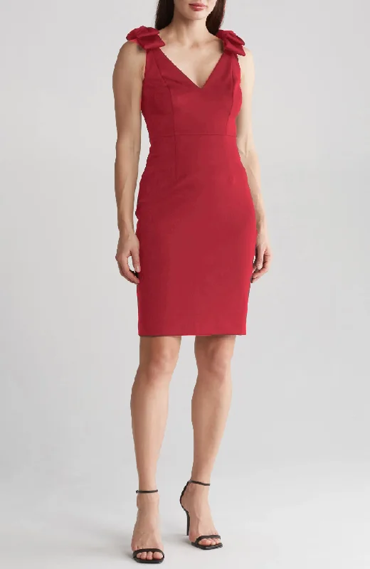 Daily Deals 12 - eliza j red bow sheath dress