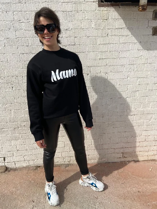 Weekend Deal Mama Crew | Black
