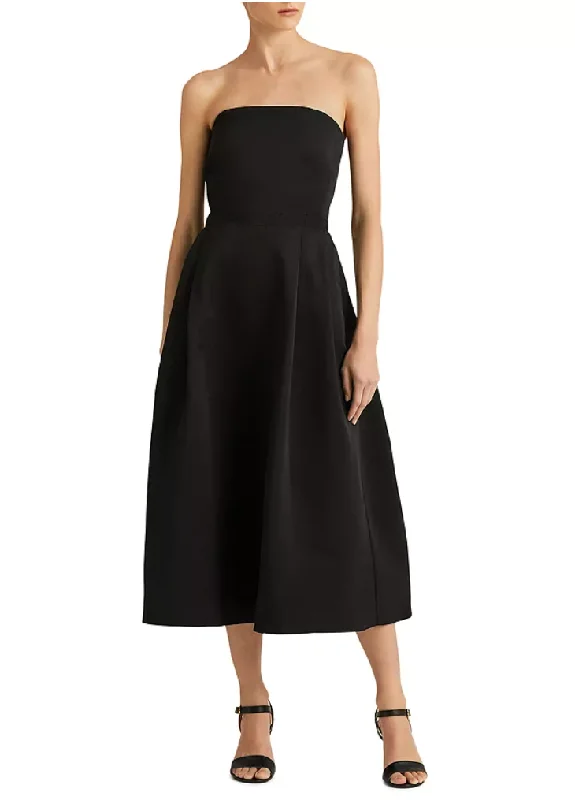 Great Deals 2 - ralph lauren black strapless midi dress