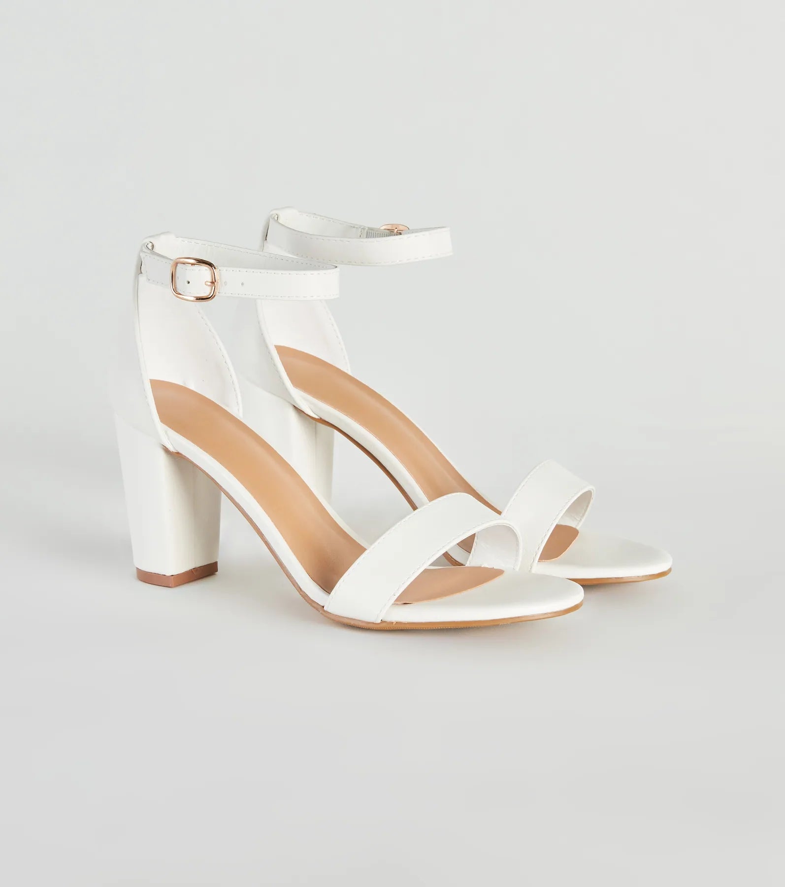 Exclusive Savings Classic Choice Faux Leather Block Heels