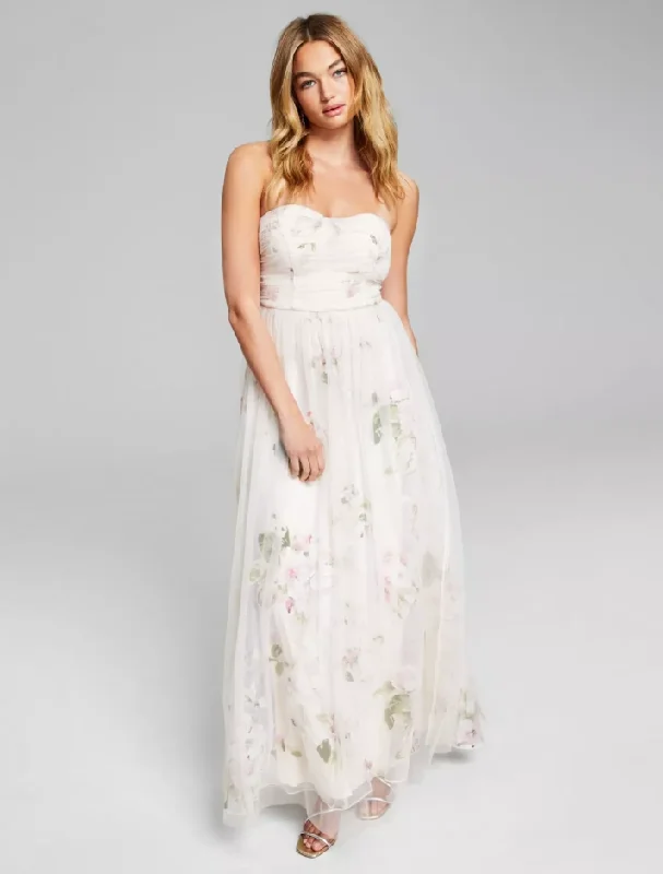 Fantastic Offers 13 - speechless cream romantic floral tulle gown