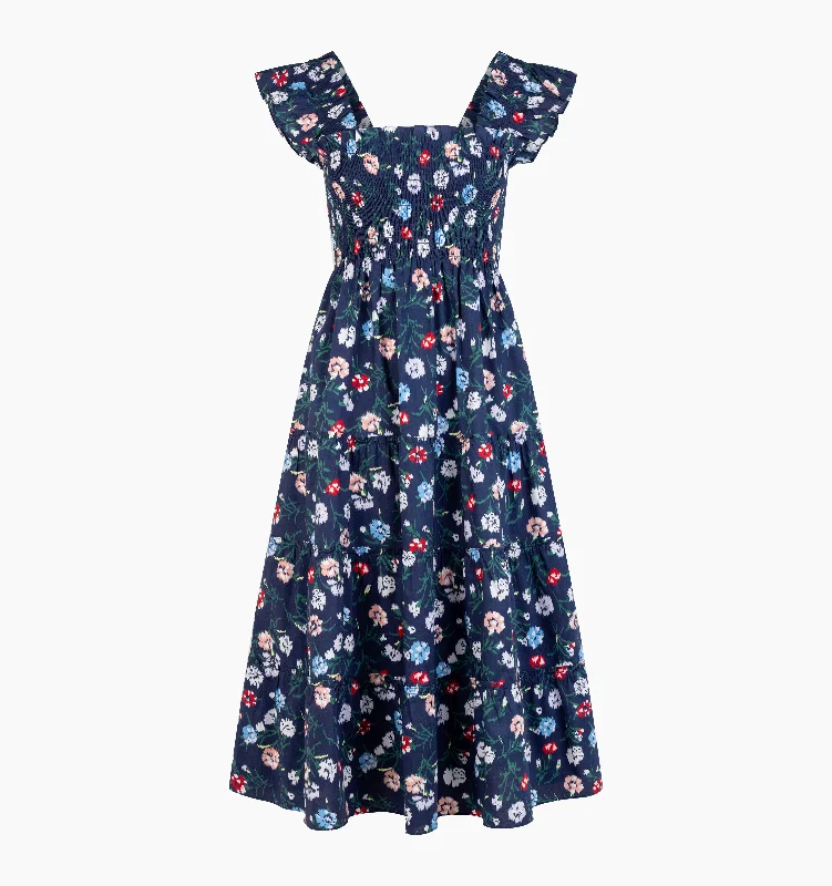 Navy Belgravia Floral Ikat