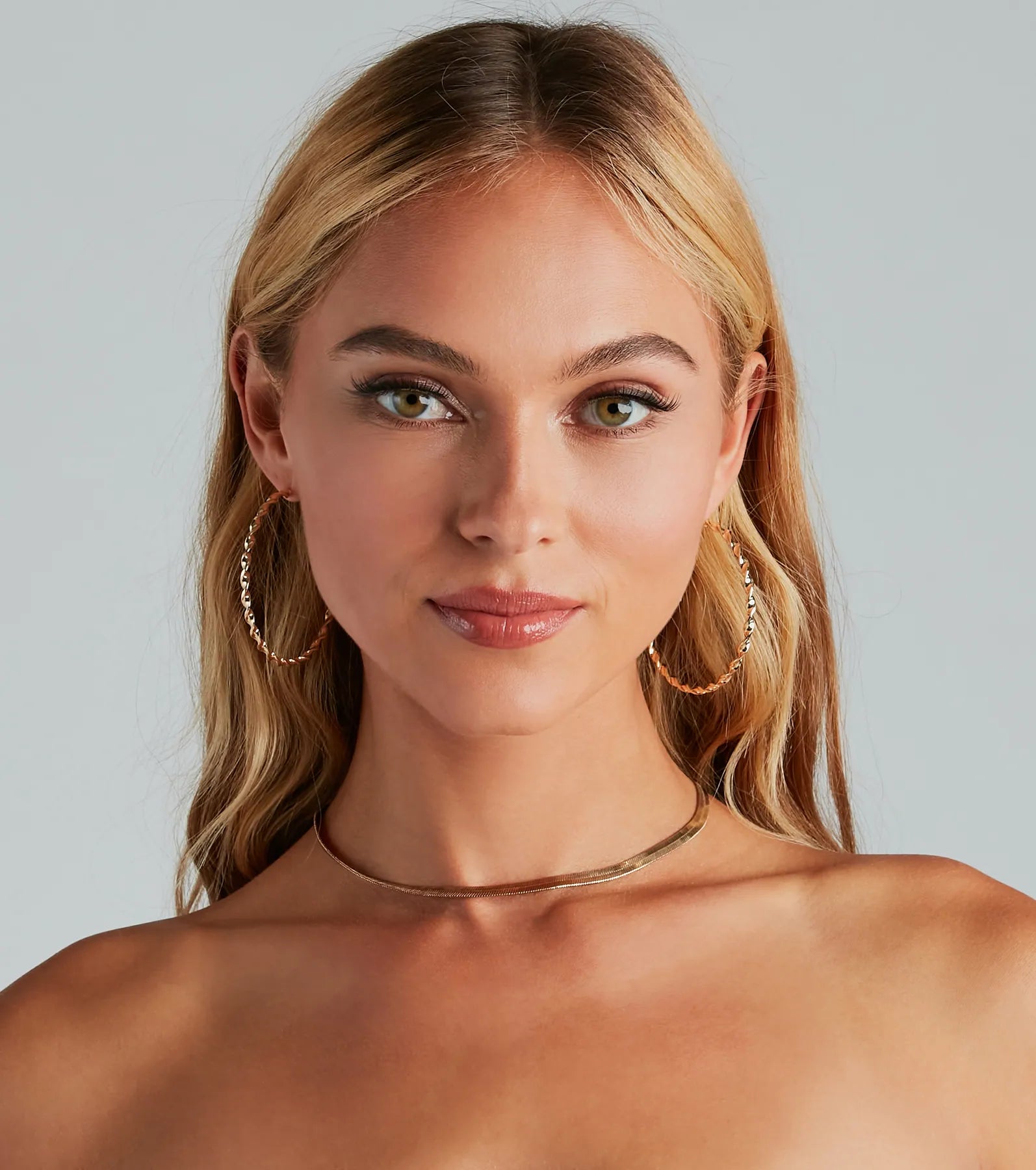 Deal Zone Sophisticated Pair Braided Hoop Earrings