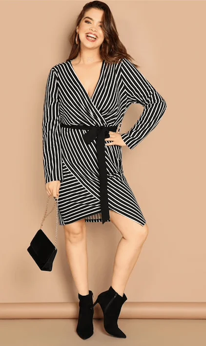 Price Drop BLACK & WHITE SO RIGHT DRESS