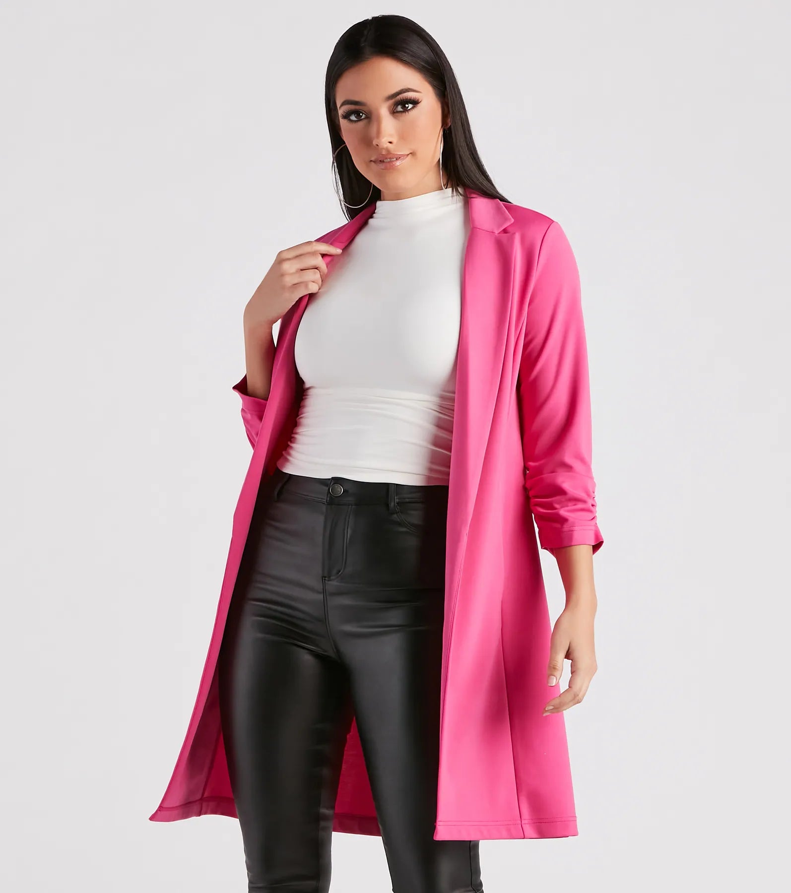 Steals and Deals Styled For Success Long Blazer
