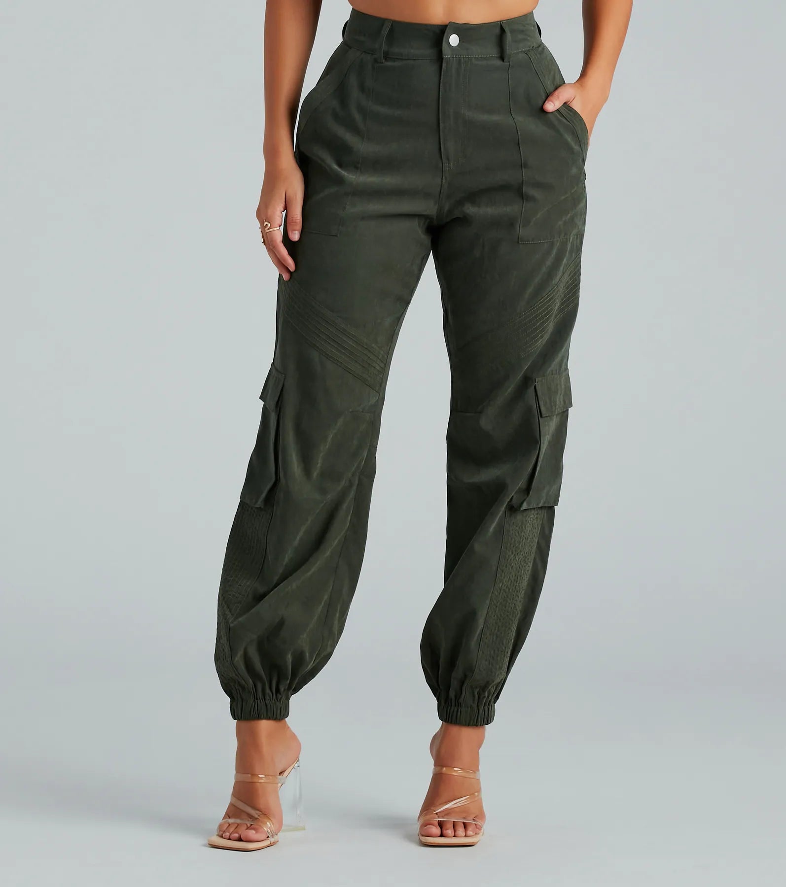 Customer Appreciation Sale Big On Comfort High-Rise Cargo Joggers