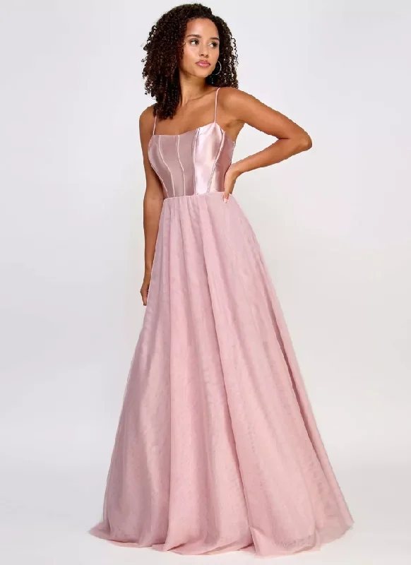 Limited Stock 11 - city studio pink corseted tulle gown