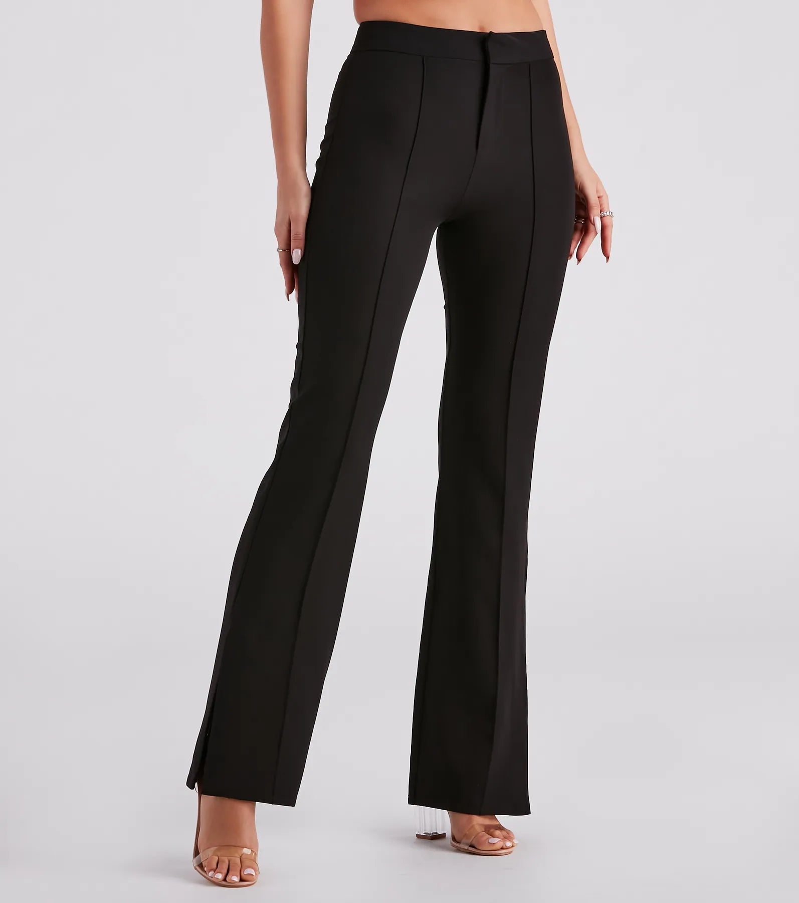 Fantastic Offers Fashion Mogul Slit Trouser Pants