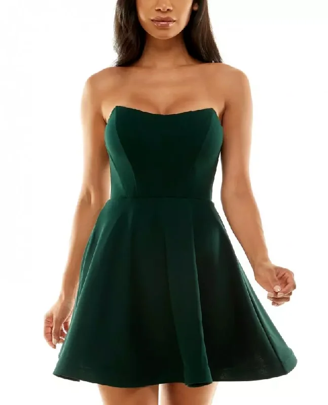 Best Seller 3 - b darlin green strapless corset party dress