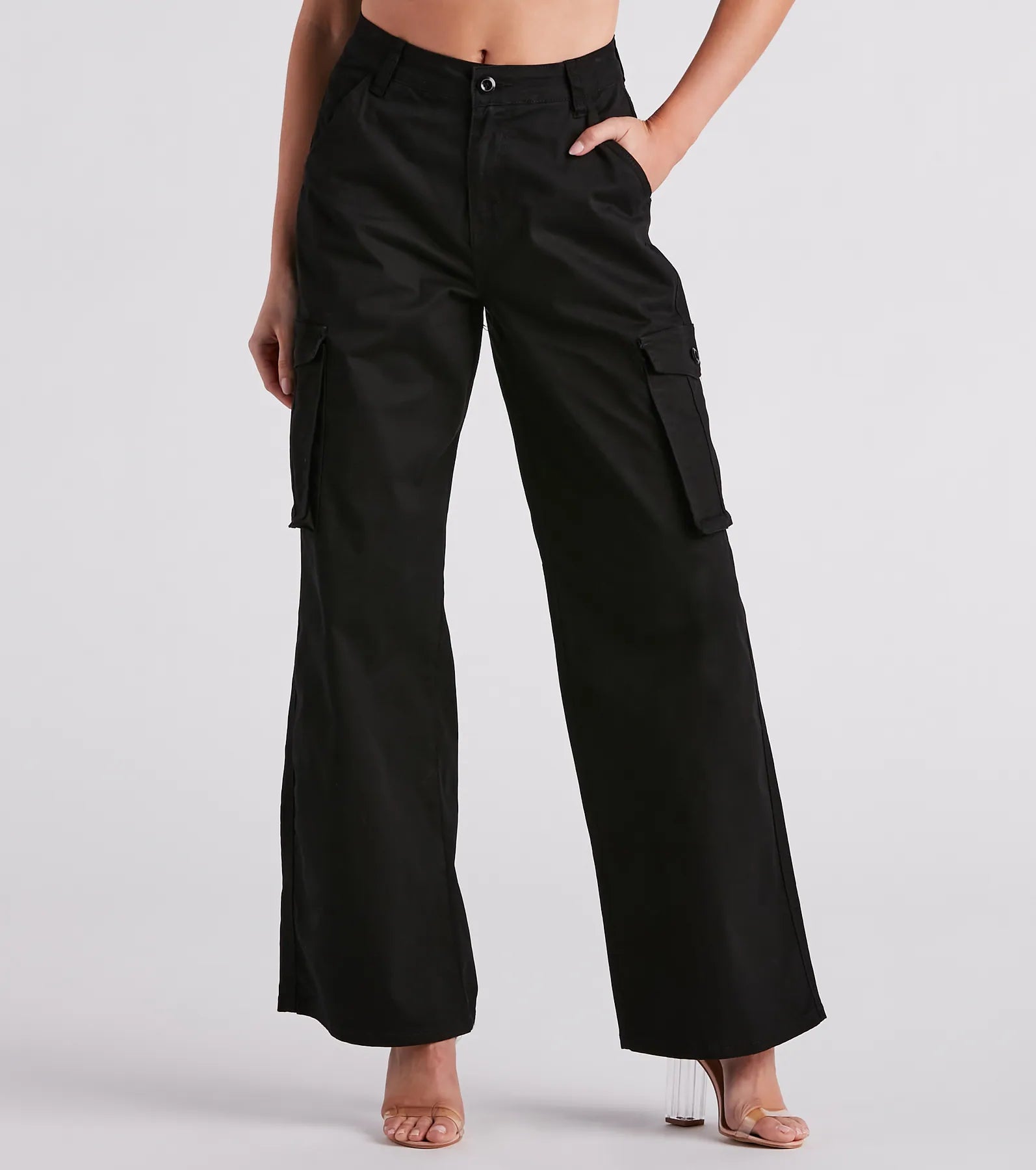 Huge Discounts Such A Trendsetter Wide-Leg Cargo Pants