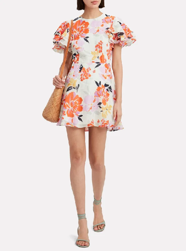 Blowout Sale XS - talulah tropical floral mini dress