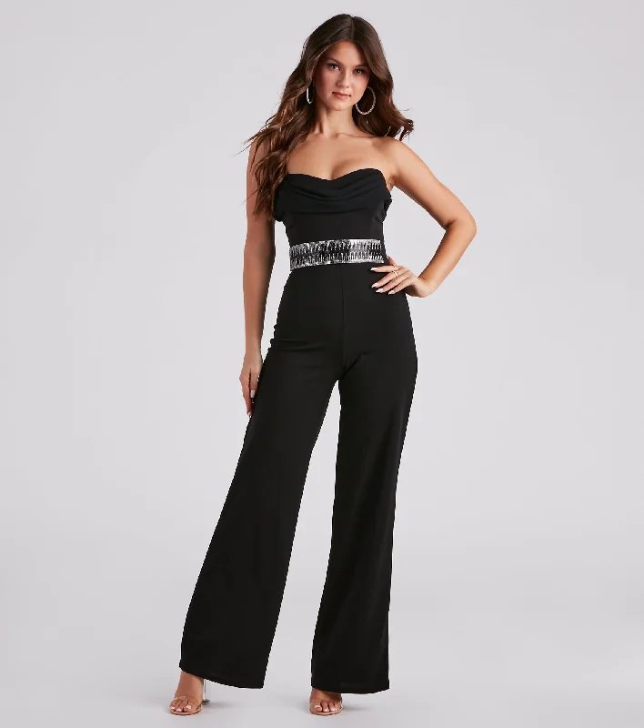 Act Fast Chic Splendor Beaded Stretch Belt