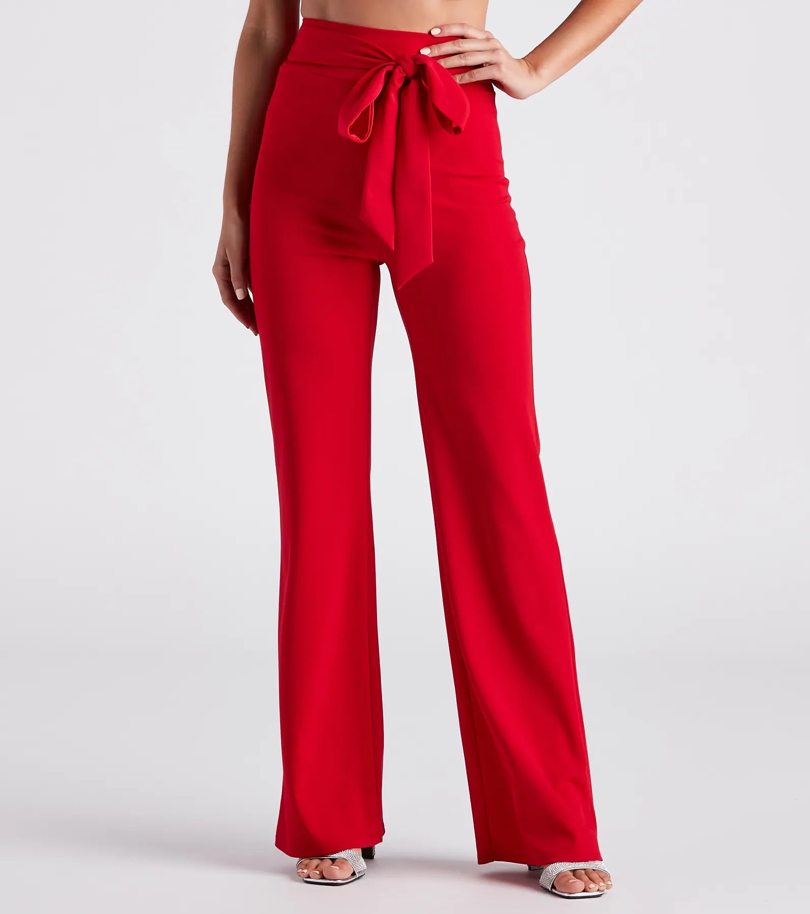 Savings Galore Sealed With Style Tie-Front Pants