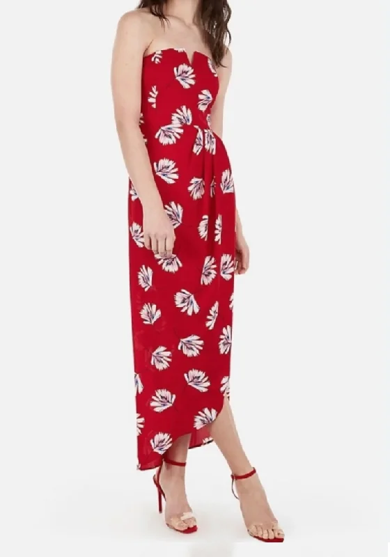 Mega Deal 8 - express red palm print maxi dress