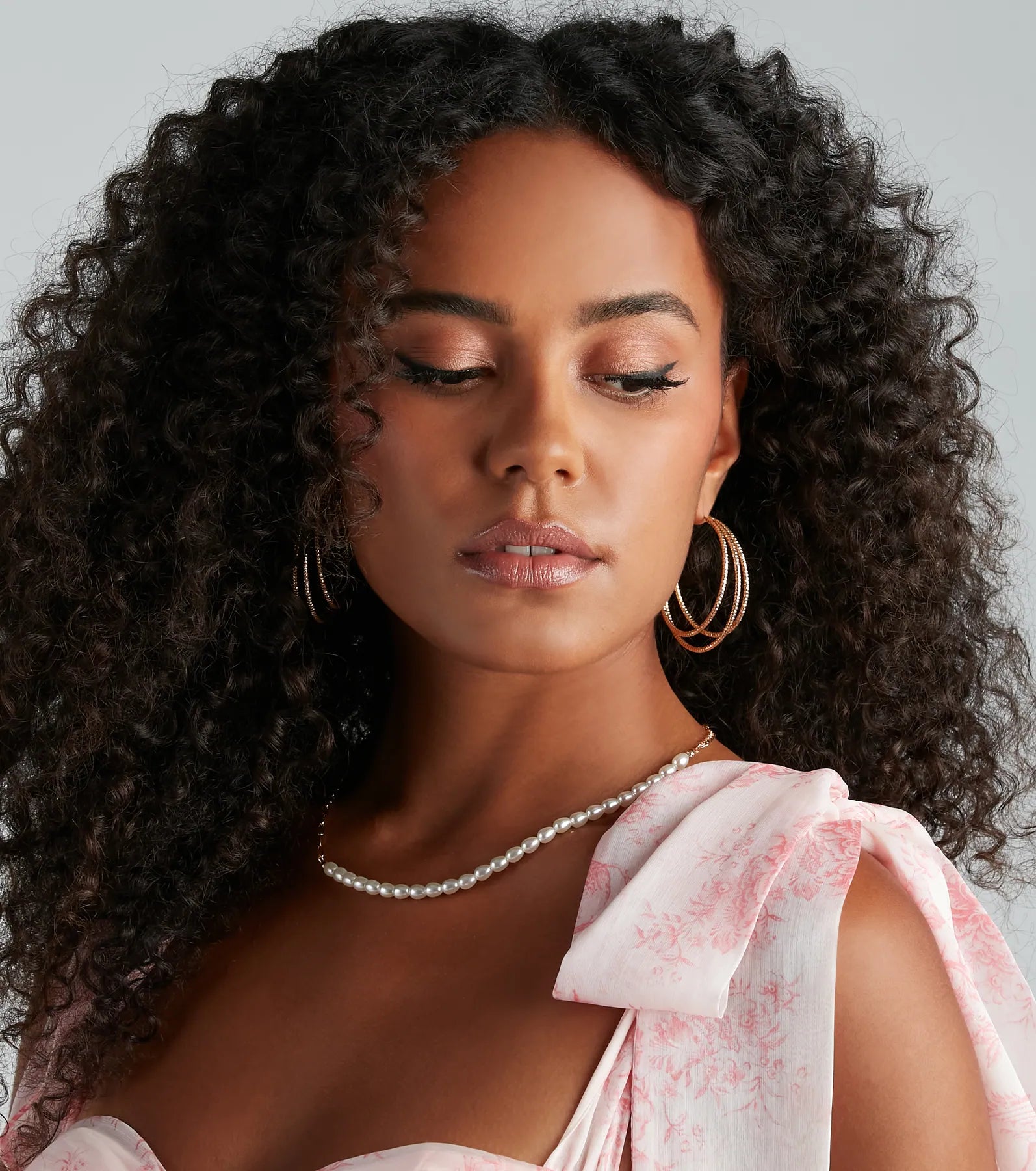 Holiday Sale Triple Threat Statement Hoop Earrings