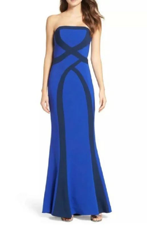 Massive Deals 4 - maria bianca nero blue abstract mermaid gown