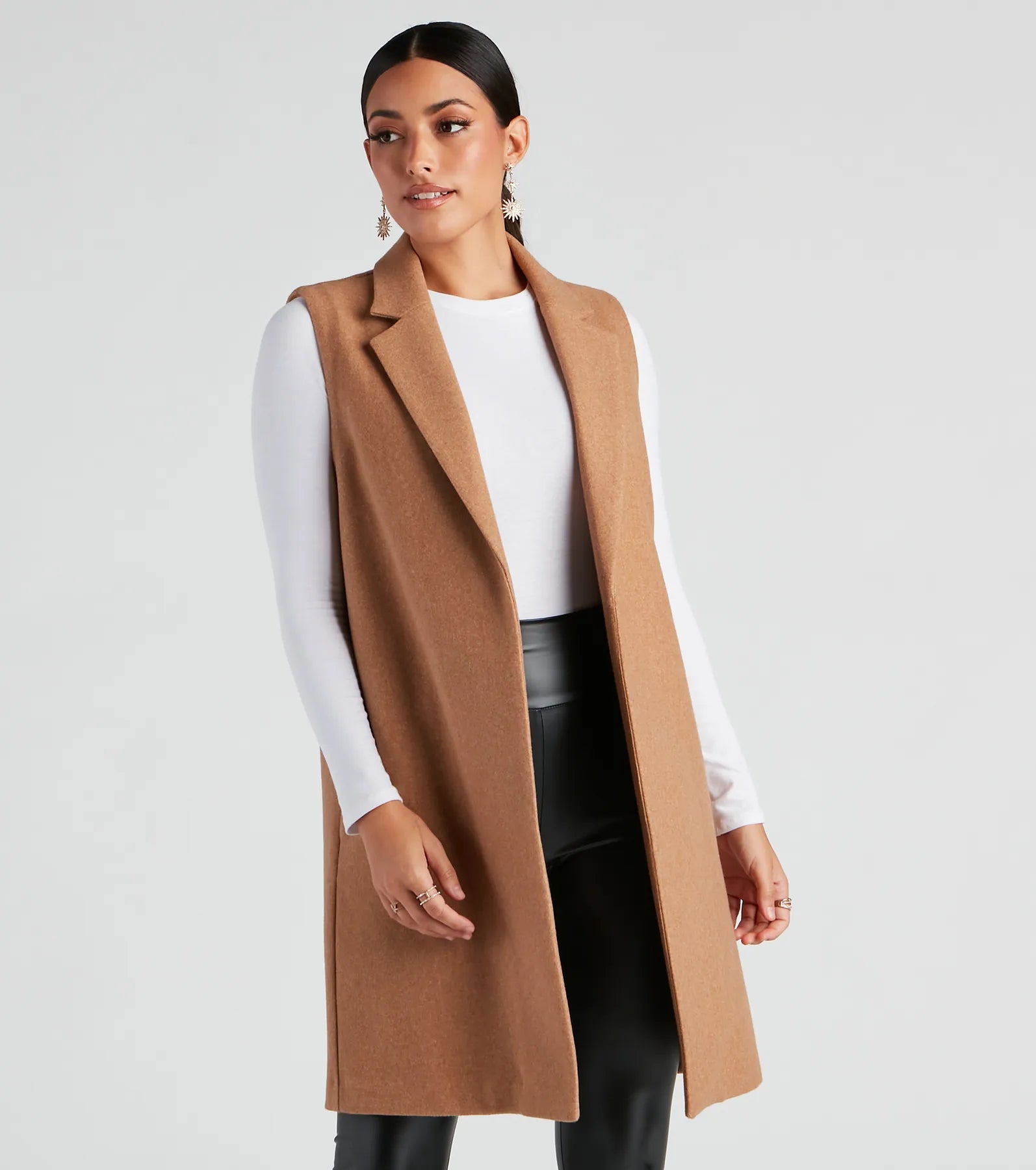 Massive Deals Autumn Chill Faux Wool Vest
