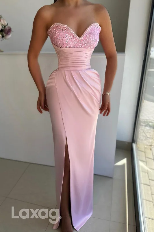 Loyalty Reward 18720 - Sheath/Column V neck Ruched Long Semi Formal Prom Dress with Slit Loyalty Reward 18720 - Sheath/Column V neck Ruched Long Semi Formal Prom Dress with Slit
