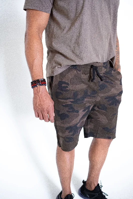 Act Now Camo Knit Short