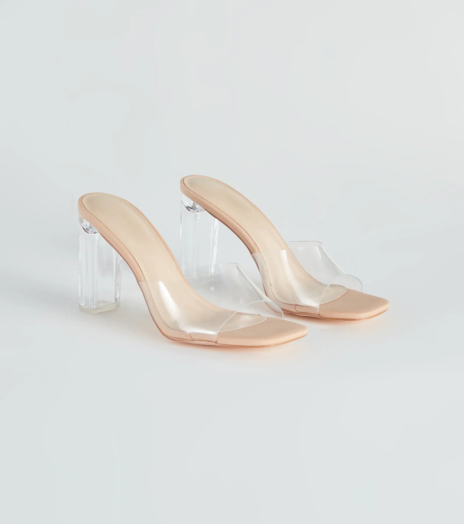 Mega Sale A Touch Of Chic Clear-Heel Mules
